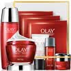 Olay Olay Fresh Essence Firming Gift Set 6pcs Red Bottle Cream 50gLiquid Water 150ml Cleanser 120g Eye Cream 15ml Mask 2pcs