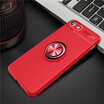 Iphone 78 Luxury Metal Ring Magnetic Bracket Shockproof Cooling TPU Phone Case