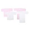 Cotton Age PurCotton baby clothes gauze baby clothes 5944 recommended 0-3 months pink white short paragraph long section 2 boxes