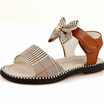 2018 New Children Shoes Fashion Girls Sandals Summer Genuine Leather Soft Leather Cute Bow Girl Sandals Outdoor Shoes