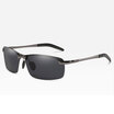 Mens Polarized Sports Sunglasses Silver