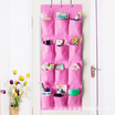 2pcs cloth fabric folding underwear storage bag 12 finishing toys storage bag dust bag mesh cloth hanging