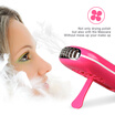 Eyelashes Dryer Fan Mini Portable USB Rechargeable Electric Bladeless Handheld Air Conditioning Blower with Mirror for Grafted