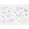 Kinbor handbook book A6 protective cover transparent EVA envelope with hand account book squint eye DTB66106