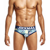 JOCKMAIL Mens Underwear Low-Waist Polyamide Print Mens Briefs Comfortable Fresh Briefs