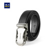 HLA Haishu home belt mens belt mens fashion automatic buckle HZPAW3V100A black pattern A0 1150MM