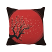 Japan Culture Red White Sakura Art Pattern Square Throw Pillow Insert Cushion Cover Home Sofa Decor Gift