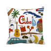 Cuba Landscap Animals National Flag Square Throw Pillow Insert Cushion Cover Home Sofa Decor Gift