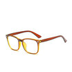 Square Frame Glasses Blue
