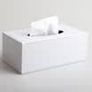 Youjialiangpin box leather tissue box living room tray home brown sheepskin