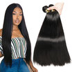 YAVIDA Hair Malaysian Virgin Hair 4 Bundles Straight 7A Unprocessed Virgin Human Hair Weave Malaysian