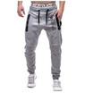 New mens sports pants fashion printed cotton trousers running fitness casual pants