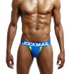 JOCKMAIL Mens Underwear Thongs Matching Color Sexy Thongs Pure Cotton Sweat Appealing Underwear GAY