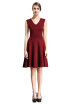 Womens Sleeveless V-Neck Dress