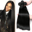 CLAROLAIR Hair 7A Virgin Hair Peruvian Straight Peruvian Hair 4 Bundles Straight Remy Straight Human Hair Extensions High Quanlity