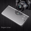 Xiaomi Mi Note 3Mix 2 Luxury Slim Mirror Flip Shell Stand Leather Smart Clear View Window Cover Phone Case