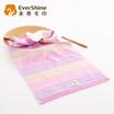 Yongliang towel home textile summer secret face towel fresh gauze towel wash cotton soft absorbent single strip 100g strip 34×74cm pink