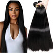 YAVIDA Hair 7A Brazilian Virgin Hair Straight 4 Bundles Brazilian Hair Extension Cheap Straight Human Hair