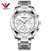 NIBOSI 2018 Top Brand Luxury Stainless Steel Wrist Watch Men Business Casual Quartz Watches Wristwatch Waterproof Relogio Masculin