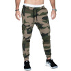 Mens Fashion Pocket Casual Sweatpants Sweat Breathable Slim Beam Leg Camouflage Pants