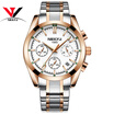 NIBOSI 2018 Top Brand Luxury Stainless Steel Wrist Watch Men Business Casual Quartz Watches Wristwatch Waterproof Relogio Masculin