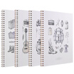 Deli deli 4 B560 travel travel coils spiral notebook student soft copybook notebook LB560-4