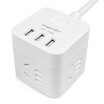 Good work lengon German standard converter socket usb Rubiks cube socket plug-in country travel one turn four new national standard multi-function patch panel XD-604U3 168 meters