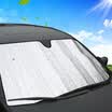Iron arm Astro Boy car sun shade four seasons universal increase thick front windshield summer car sun shade large silver