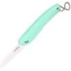 MYCERA ceramic knife 3-inch cut fruit folding knife mini portable fruit knife peeler mint green ZDD01M