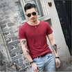 Men Summer Round Neck Slim Fit T Shirt