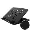 Times square laptop stand black upgrade convenient folding cooling computer stand laptop stand notebook base laptop cooling base rotating version Plus