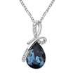 Water Drop Necklace Pendants Crystal from Austrian Elements Women High Quality Necklace Fashion Jewelry 8315