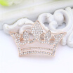 NEW Royal Simulation Jewelry Crown Brooch Pin Up For Women Crystal Broches Brooches Hollow Rhinestone Lapel Pins Bridal Jewelry