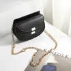 MICOCAH bolsos de hombro de moda bolsas de cadena negra con bolsillo con cremallera y bolsillo para teléfono celular negro blanco colores GH50008