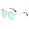 Charming Semi Rimless Sunglasses Classic Cat Eye Eyeglasses Unisex Retro HD Lens Sun Glasses