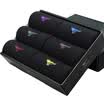 Jingdong supermarket seven wolves socks men&39s leisure pure color cotton cotton socks in the tube business men socks 6 double loaded 91074 black uniform