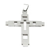 Hpolw Fashion Men Silver Stainless Steel Cross Pendant Necklace Chain Gift - With 23 Inch Chain