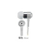 Metal Zipper Earphone Headphones with Microphone 35mm Connector Stereo Bass In-Ear Wired Ear Phones For Mobile Phone MP34