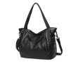 Black Soft Leather Women Bags Handbags Vintage Shoulder Bag Big Top-Handle Bags Mummy Package Fashion Messenger Bags