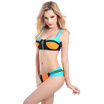 Womens Swimsuits bikinis push up sexy Padded Bikini Set zipper Beachwear