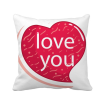 Valentines Day Pink Heart I Love Square Throw Pillow Insert Cushion Cover Home Sofa Decor Gift