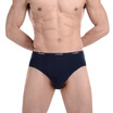 Jingdong supermarket Langsha men&39s underwear men&39s comfortable breathable renewable fiber U convex wide waist briefs four 180 XXL