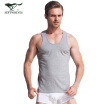 Seven wolves SEPTWOLVES vest male men&39s vest cotton summer hurdle sweat 4070 gray XL