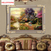 DIY 5D Full of Diamonds Embroidery Diamond Mosaic Mediterranean atmosphere Round Diamond Painting Cross Stitch Kits