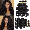 YAVIDA Hair 7A Peruvian Body Wave 3 Bundles Deal 300g Peruvian Body Wave Good Quality Human Hair Tissage Peruvian Virgin Hir