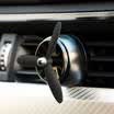 YooCar car perfume air force No 1 car perfume air conditioning air outlet perfume clip car perfume except odor propeller magic small fan pendant ornaments elegant black