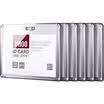 Excellence UHOO 6615 Acrylic card sets Transparent horizontal 6 box certificate sets of work card staff card badges