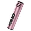 EARISE F1 mobile phone microphone sing popular karaoke anchor dedicated live microphone set Apple Android condenser microphone audio computer K song built-in sound card rose gold