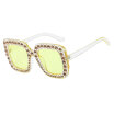 Luxury Brand Sunglasses Large Frame Elegant Special Designer Diamond Frame Fashion women Oversized sunglasses for party