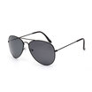 Classic Aviator Sunglasses UV400 Silver Frame with White Lenses